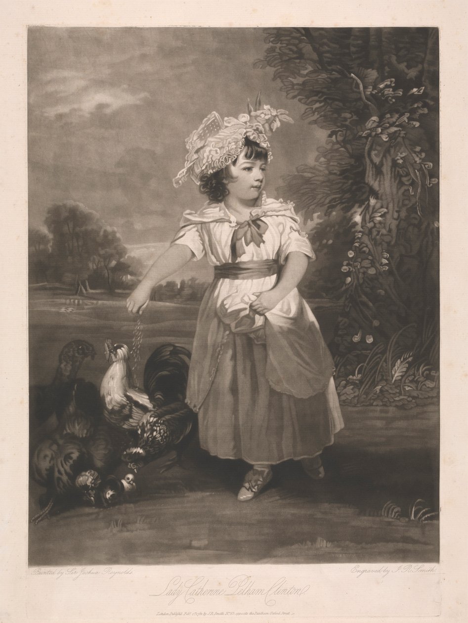 Lady Catherine Pelham Clinton af John Raphael Smith