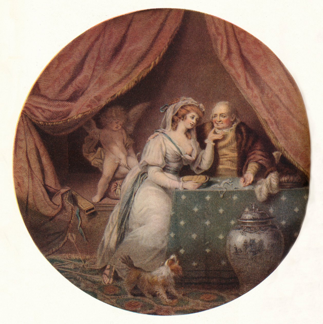 Kærlighed besejret af grådighed, c1790 af John Raphael Smith