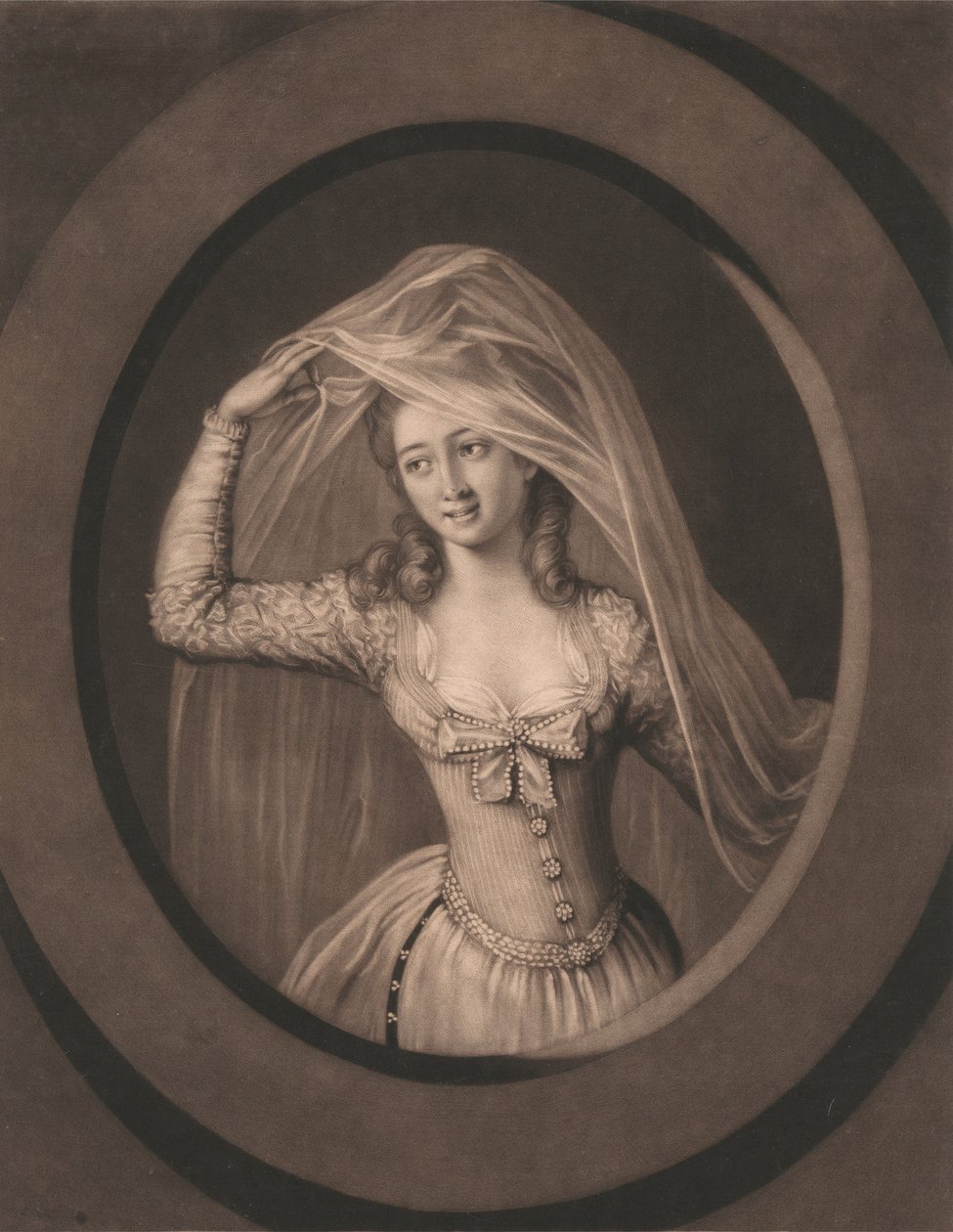Frøken Brown i rollen som Clara af John Raphael Smith