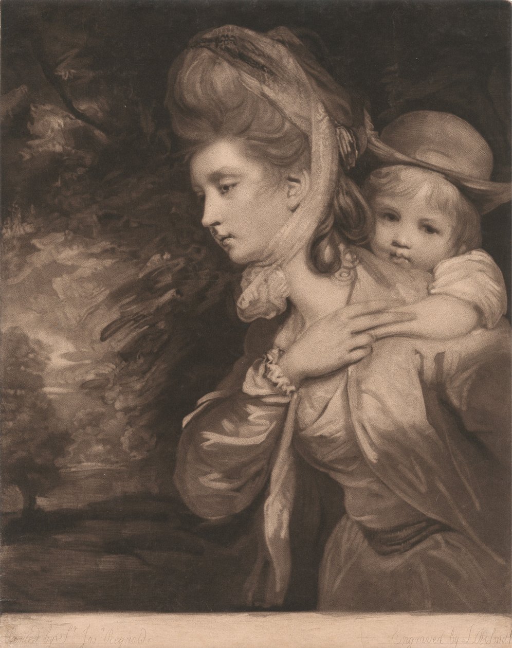 Fru Payne Galwey og hendes søn Charles af John Raphael Smith