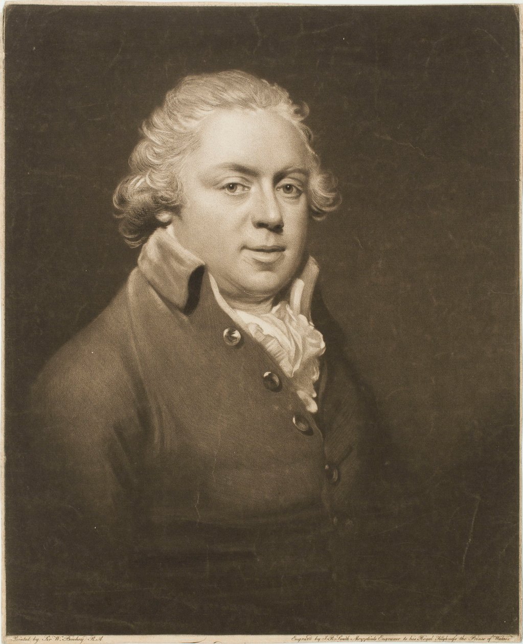 Portræt af Philip Stanhope, den femte greve af Chesterfield af John Raphael Smith