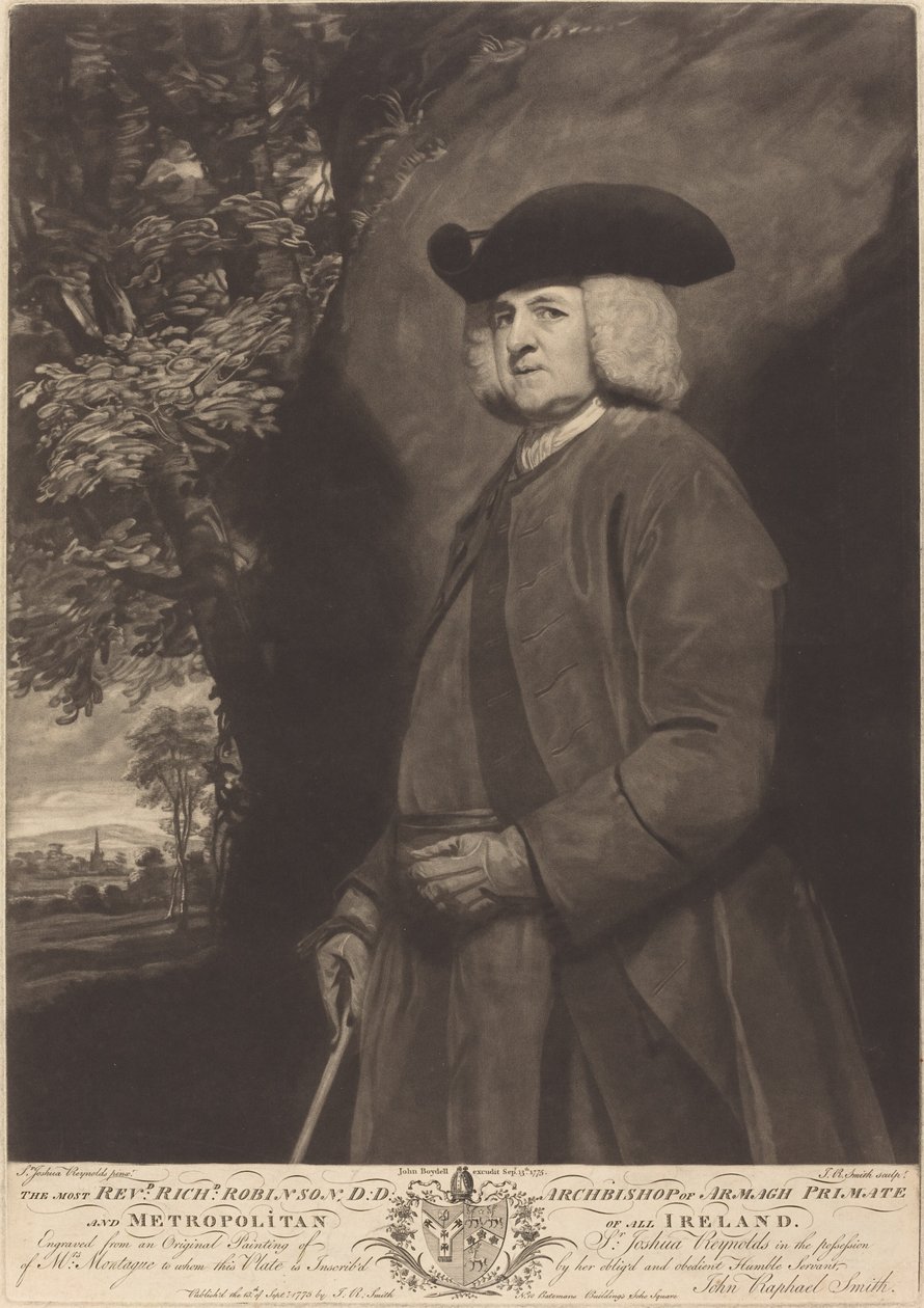 Richard Robinson, udgivet 1775. af John Raphael Smith