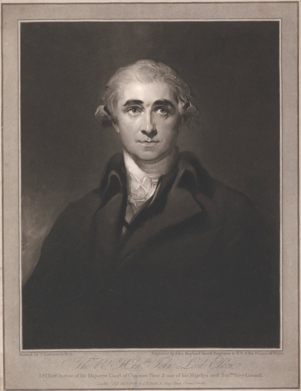 Højre ærede John Lord Eldon af John Raphael Smith