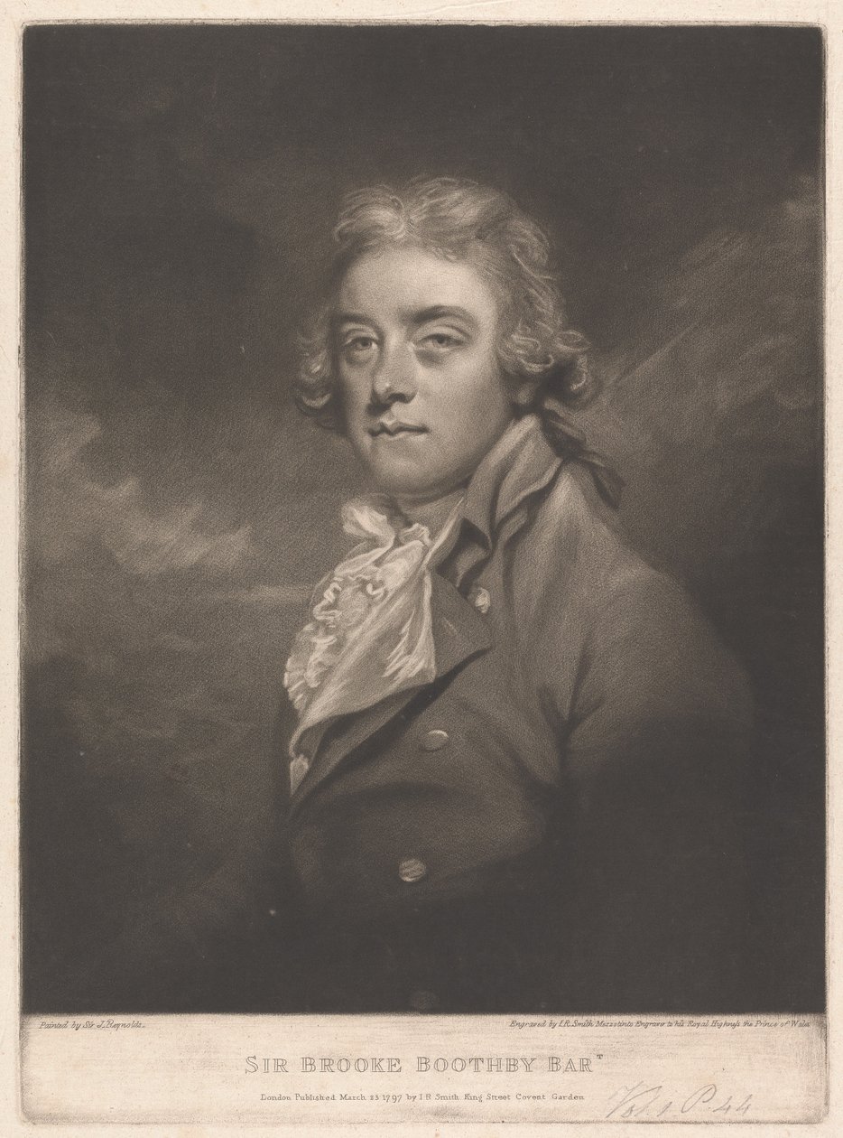 Sir Brooke Boothby, 6. baronet Boothby af Broadlow Ash af John Raphael Smith