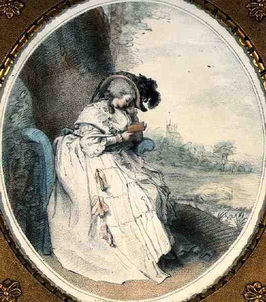 Society in Solitude, graveret og udgivet af kunstneren af John Raphael Smith