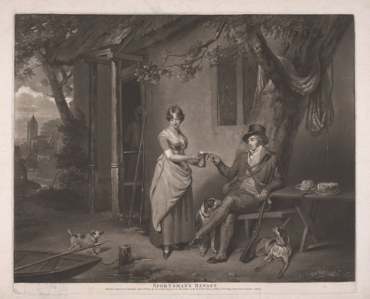 Jægerens måltid af John Raphael Smith