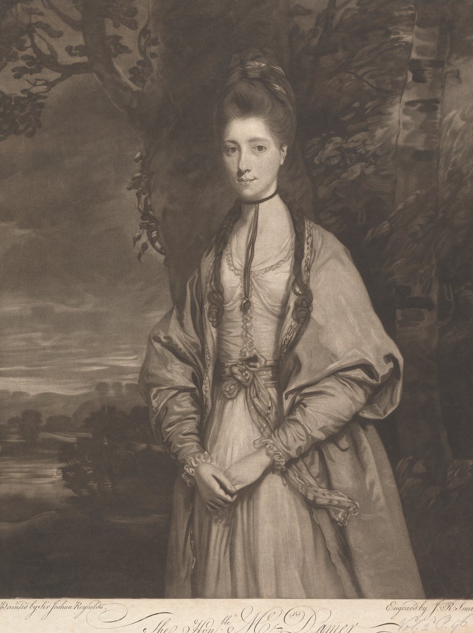 Den ærede Mrs. Anne Seymour Damer (født Conway) af John Raphael Smith
