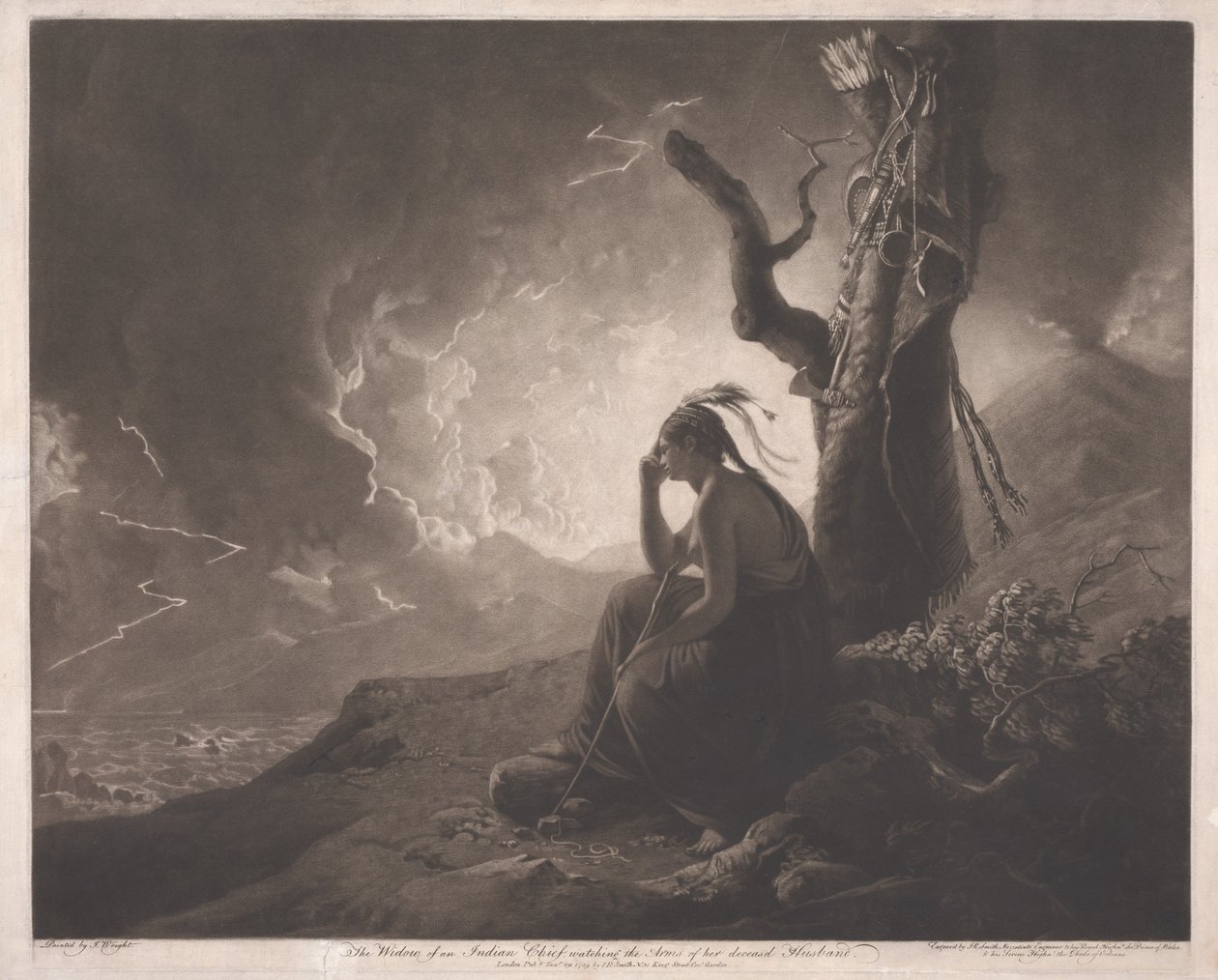 Den indianske enke af John Raphael Smith