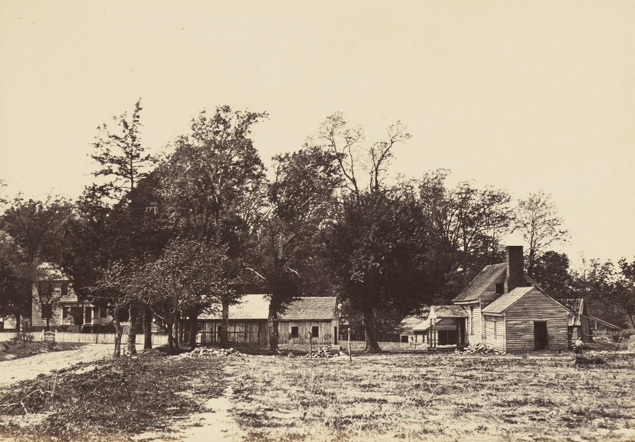 Mechanicsville, Virginia., april 1865 (albumintryk monteret på vævet papir) af John Reekie