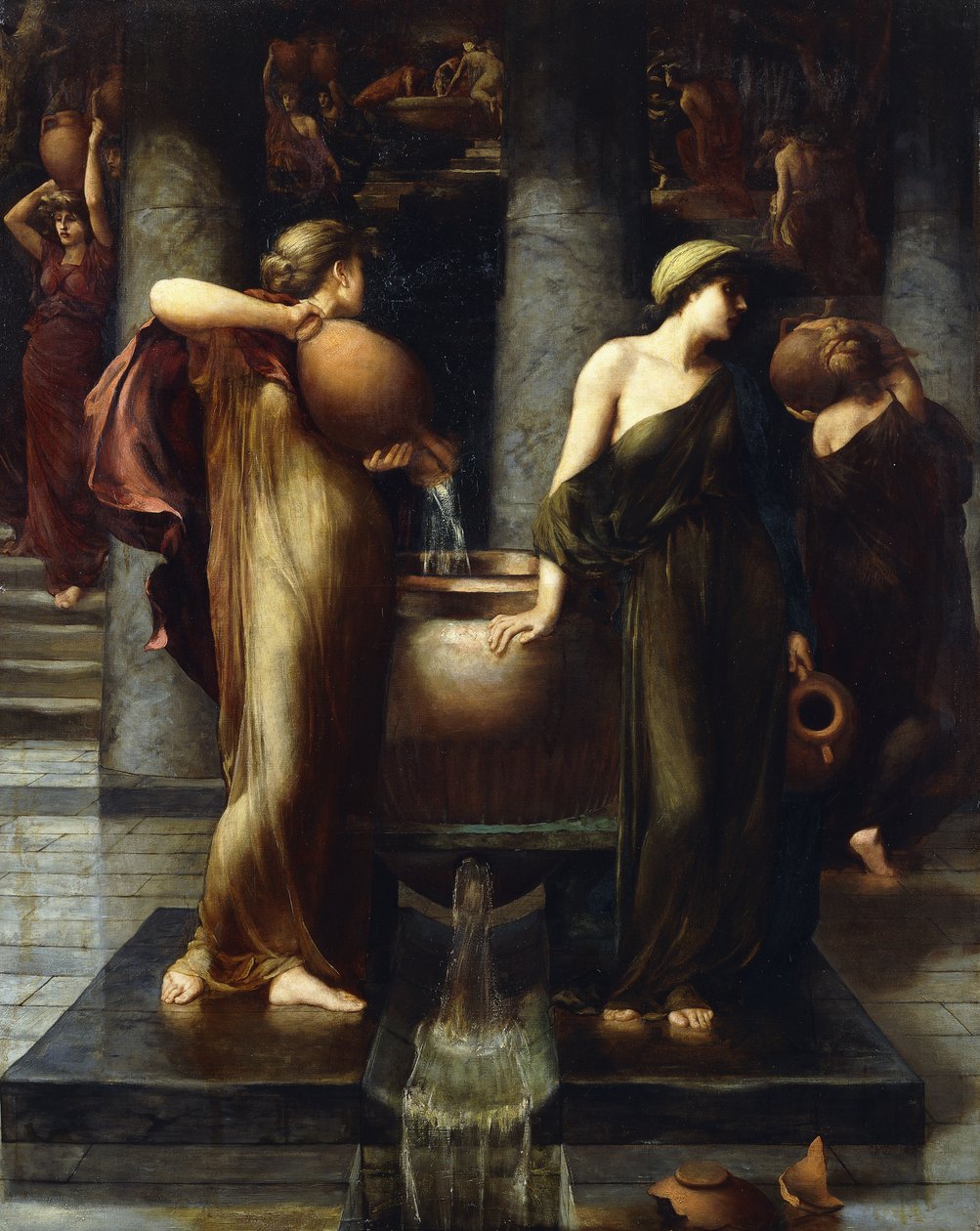 Danaidernes arbejde, 1878 af John Reinhard Weguelin