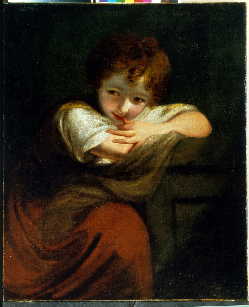 Lille Thug (Robinetta). Maleri af Sir Joshua Reynolds (1732-1792), olie på lærred. engelsk kunst af John Reynolds