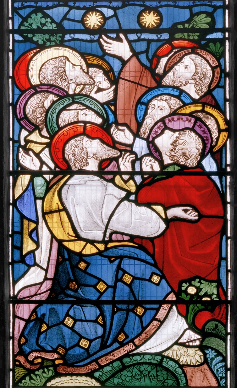 The Ascension, 1862 (farvet glas) af John Richard Clayton
