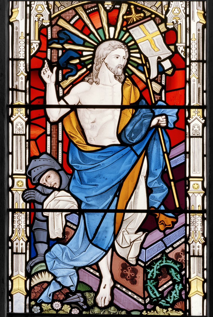 Den opstandne Kristus, 1862 (farvet glas) af John Richard Clayton