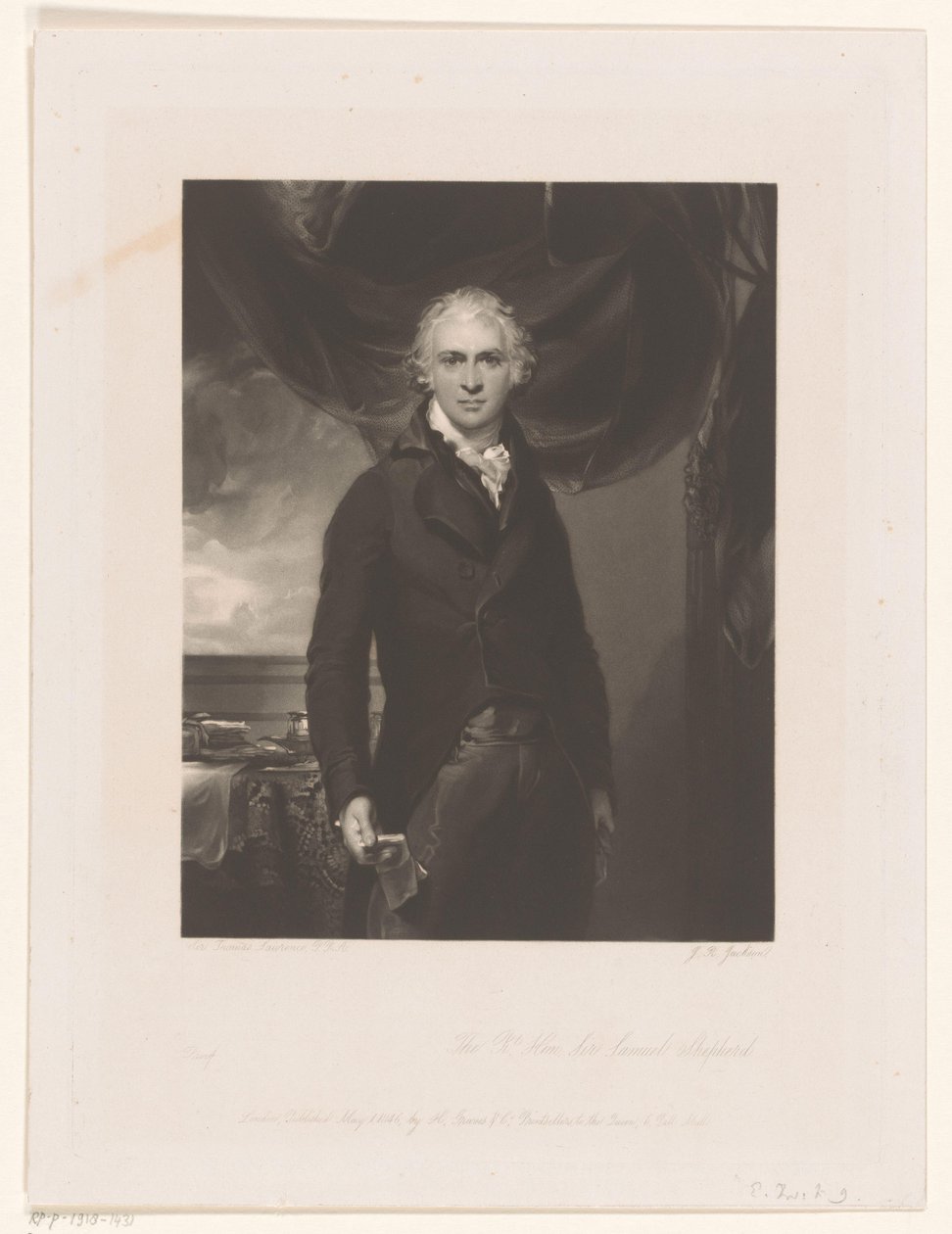 Portræt af Samuel Shepherd af John Richardson Jackson