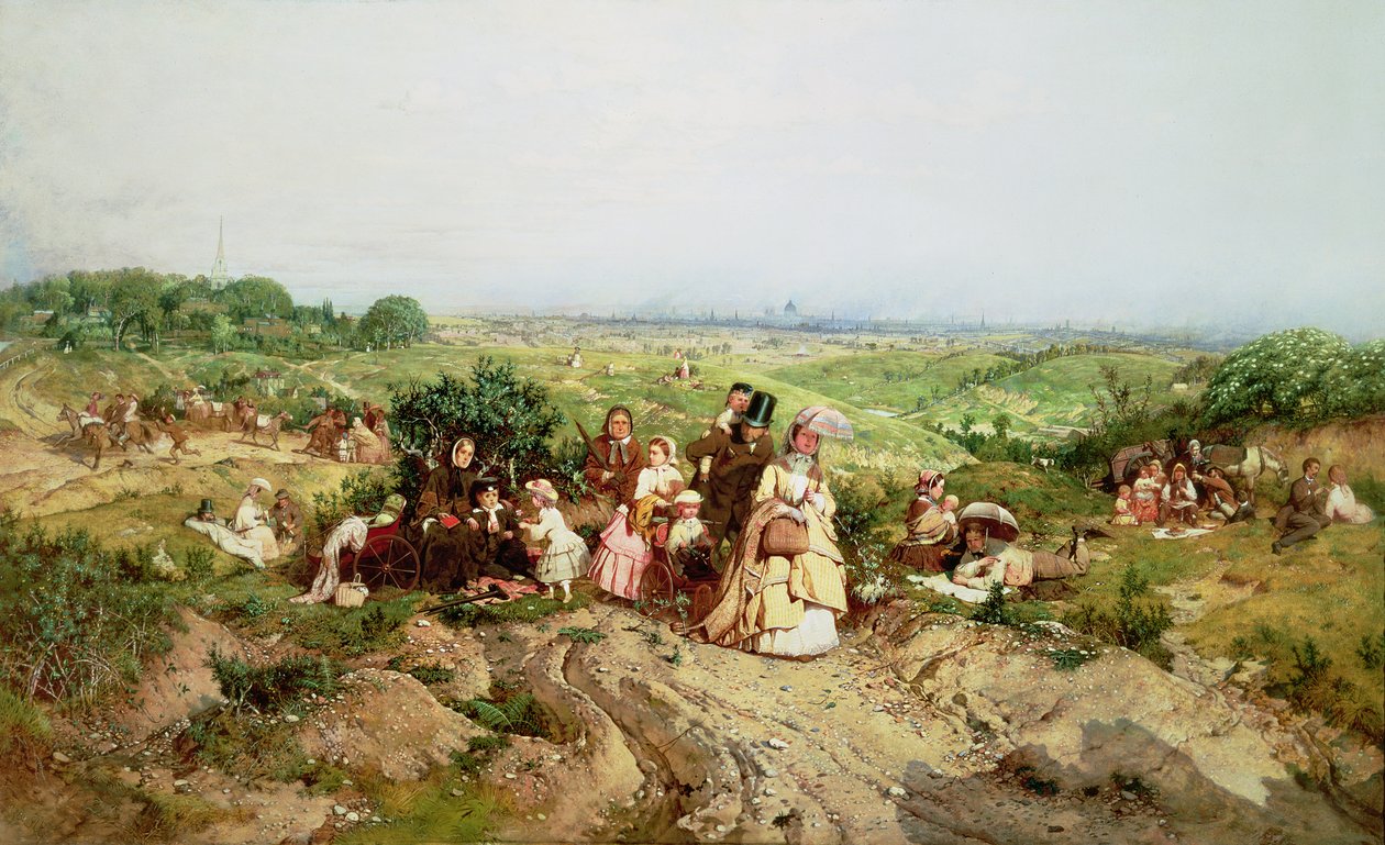 Udsigt over London fra Hampstead Heath af John Ritchie