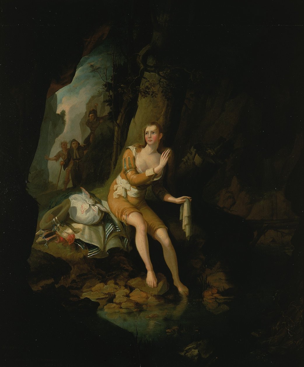 (Scene fra Don Quijote) af John Ritto Penniman