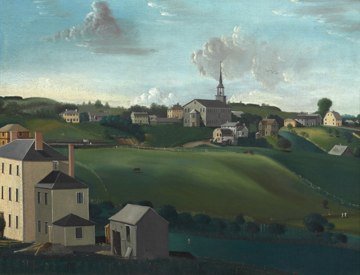 Meetinghouse Hill, Roxbury, Massachusetts af John Ritto Penniman