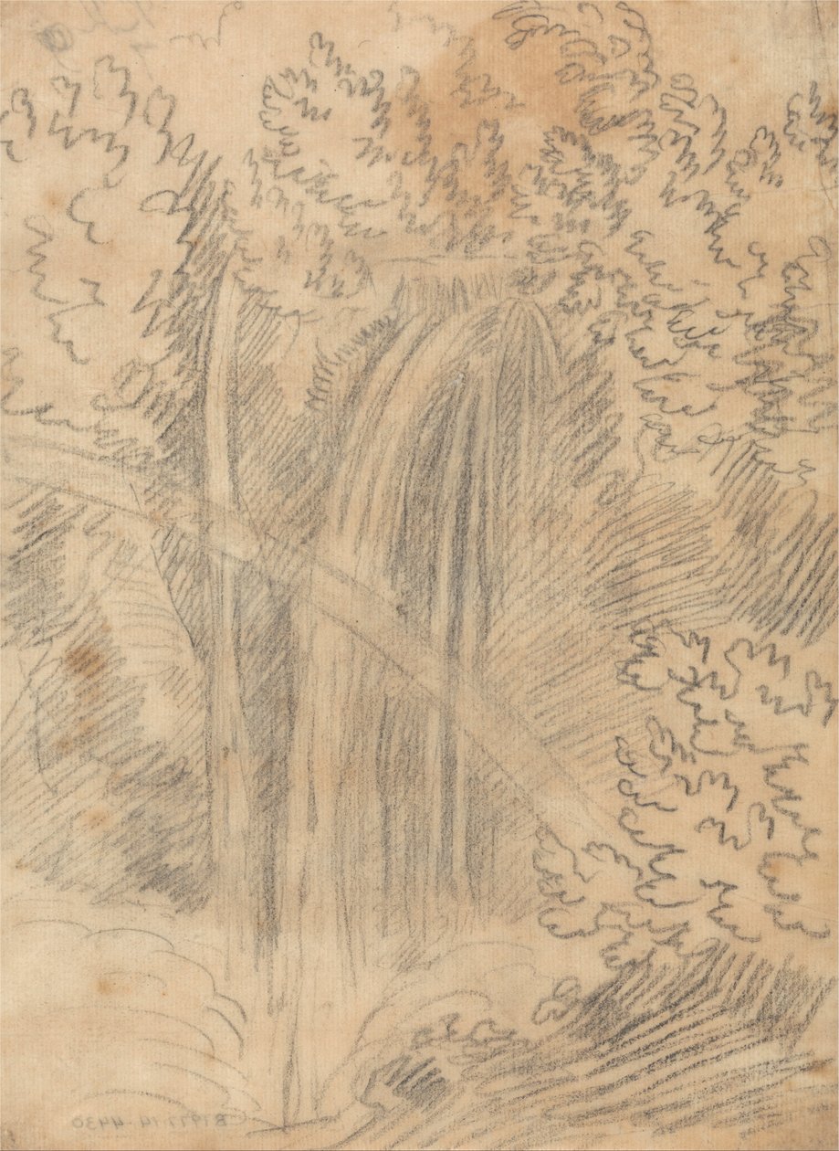 Et vandfald af John Robert Cozens