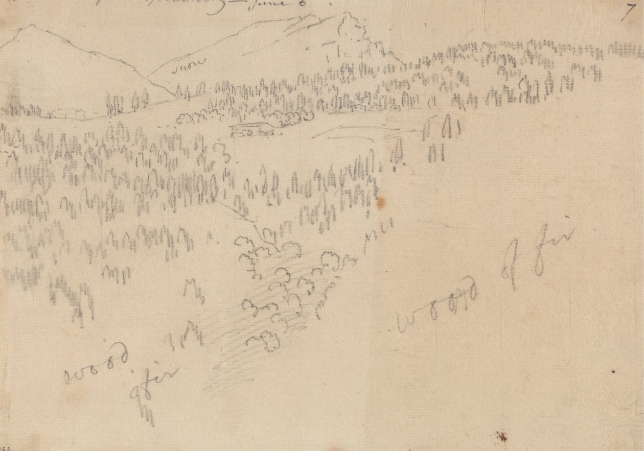 Mellem Innsbruck og Schönberg af John Robert Cozens