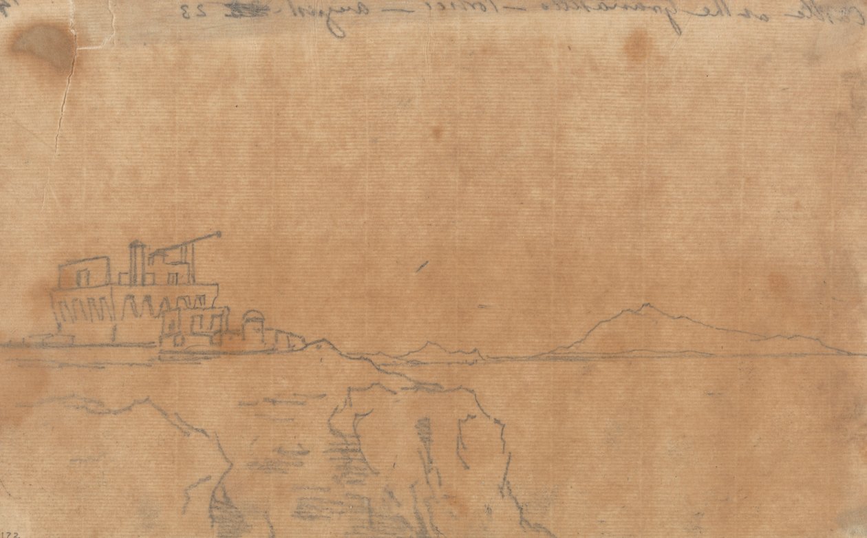 Slot ved Granatello, Portici, 23. august af John Robert Cozens