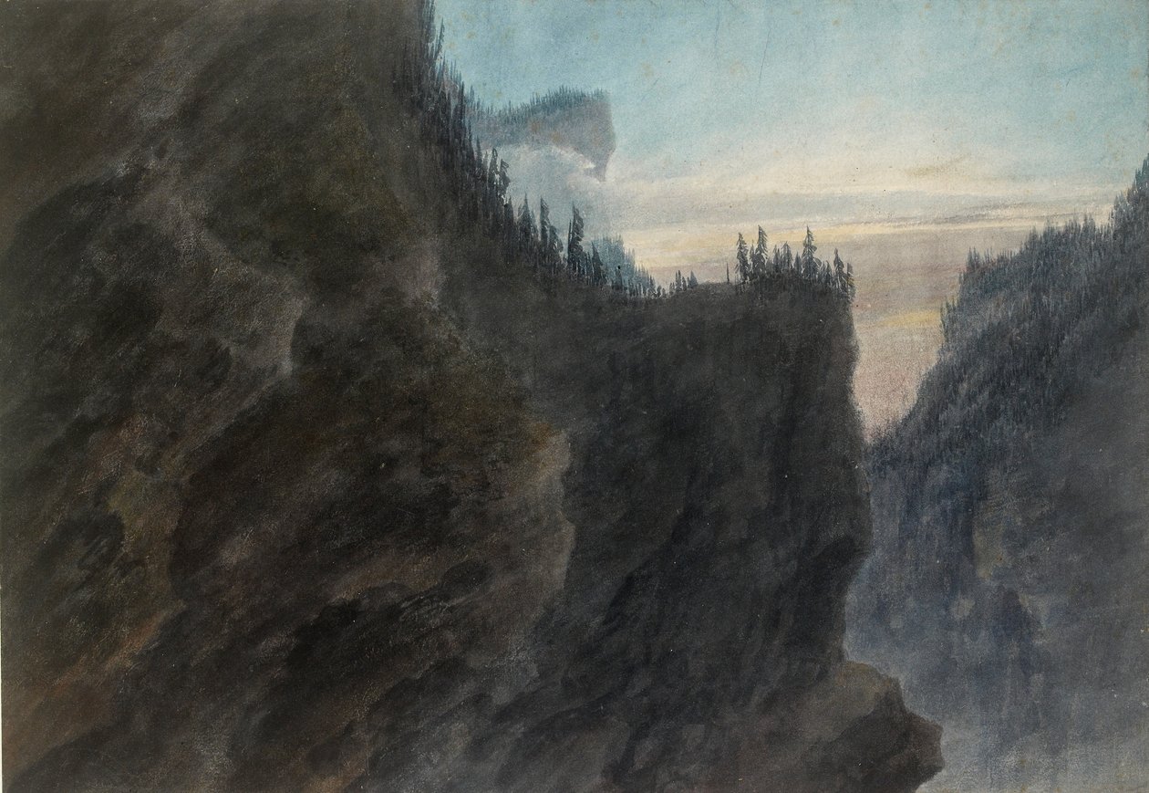 Indgang til dalen Grande Chartreuse i Dauphine, c1770-1790 af John Robert Cozens