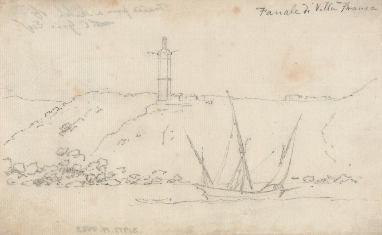 Lanterne af Villa Franca af John Robert Cozens
