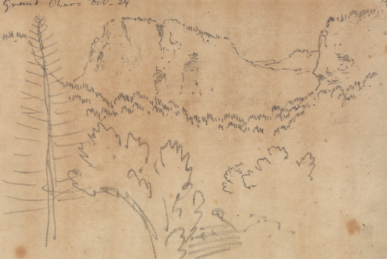 Grand Chartreuse, 24. oktober af John Robert Cozens