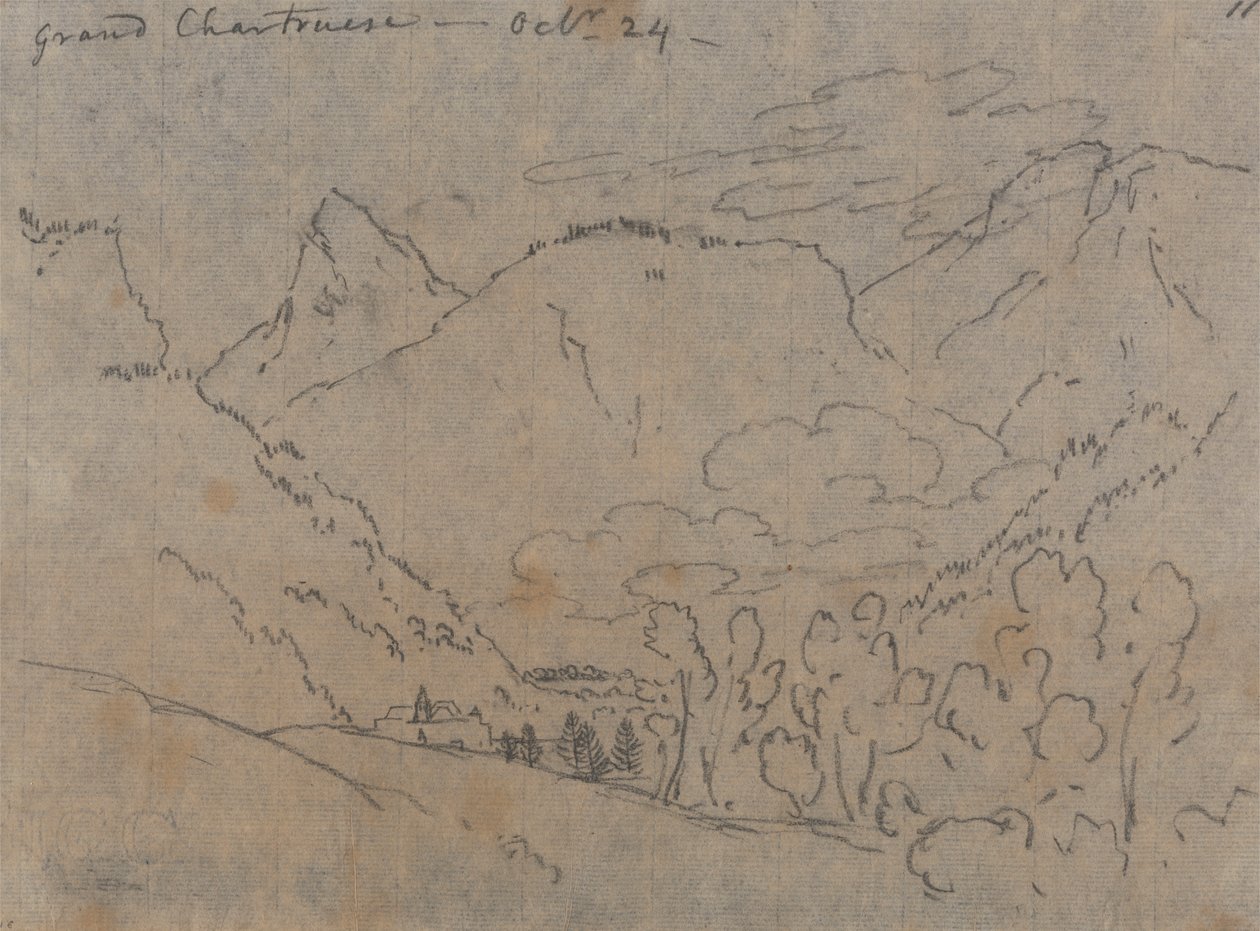 Grand Chartreuse, 24. oktober af John Robert Cozens