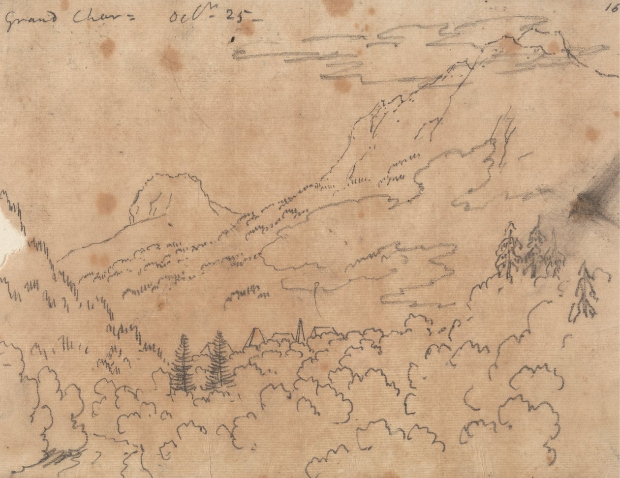 Grand Chartreuse, 25. oktober af John Robert Cozens