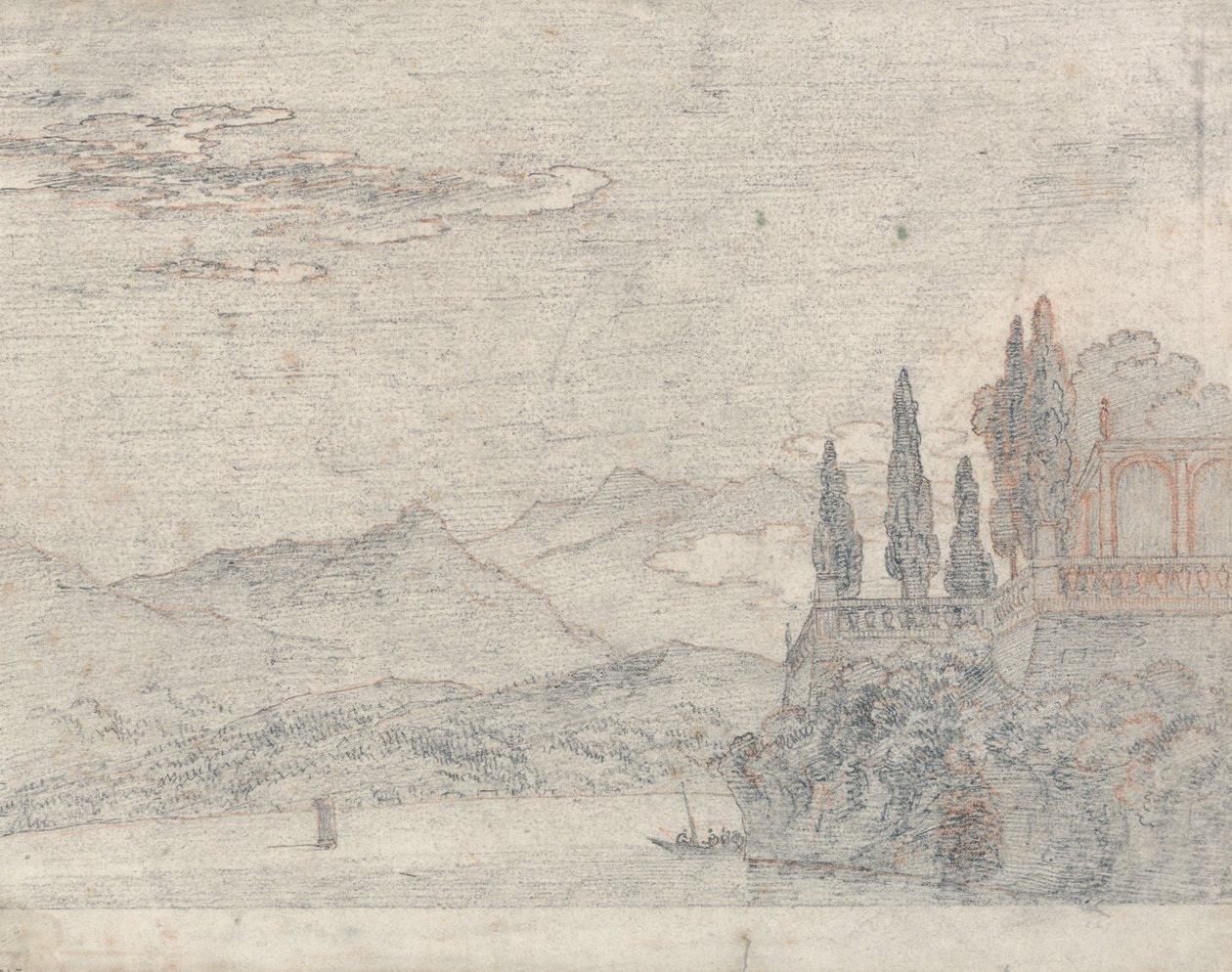 Isola Borromea, Lago Maggiore af John Robert Cozens