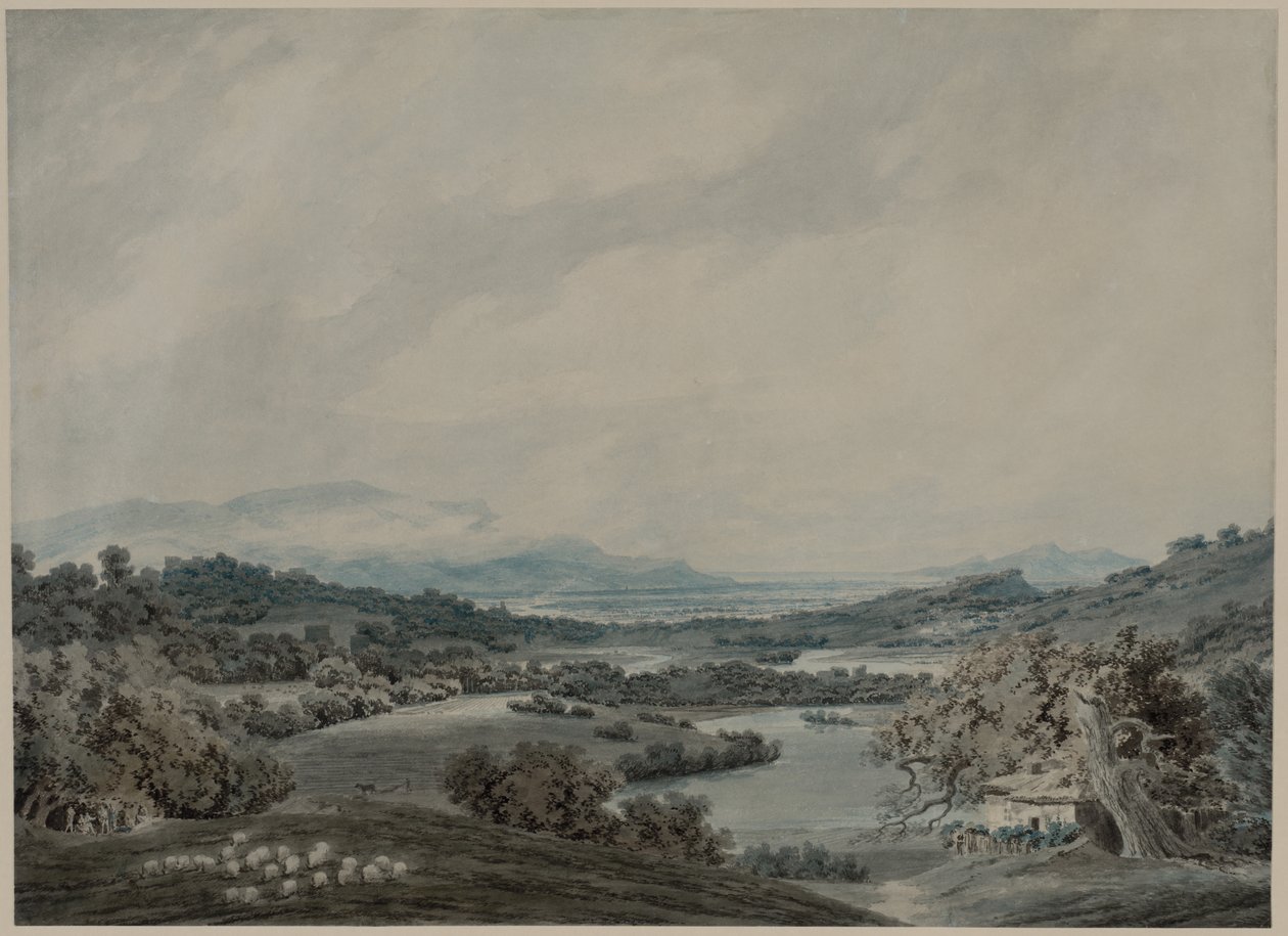 Italiensk Landskab af John Robert Cozens