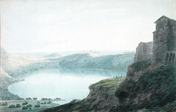 Nemi søen af John Robert Cozens