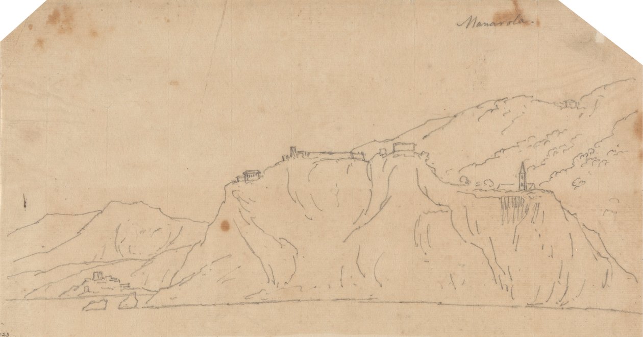Manarola af John Robert Cozens