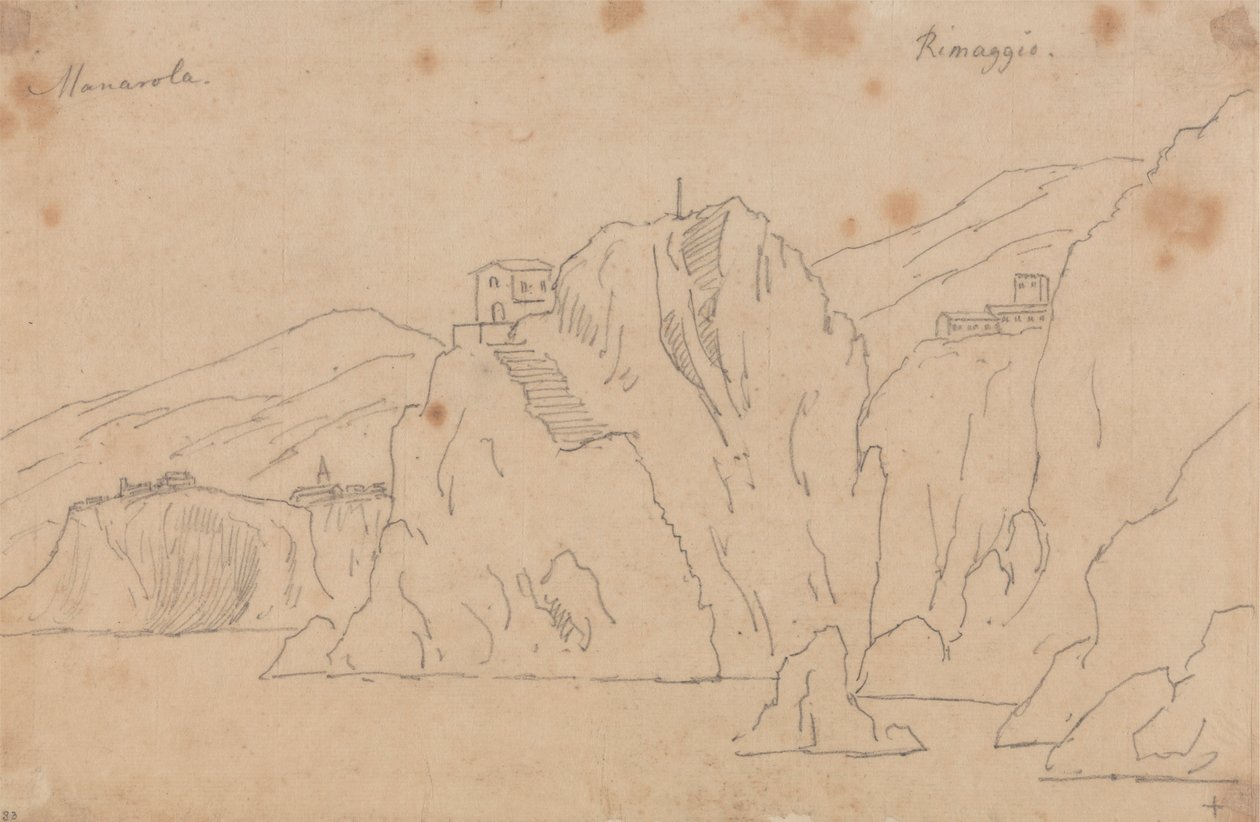 Manarola af John Robert Cozens