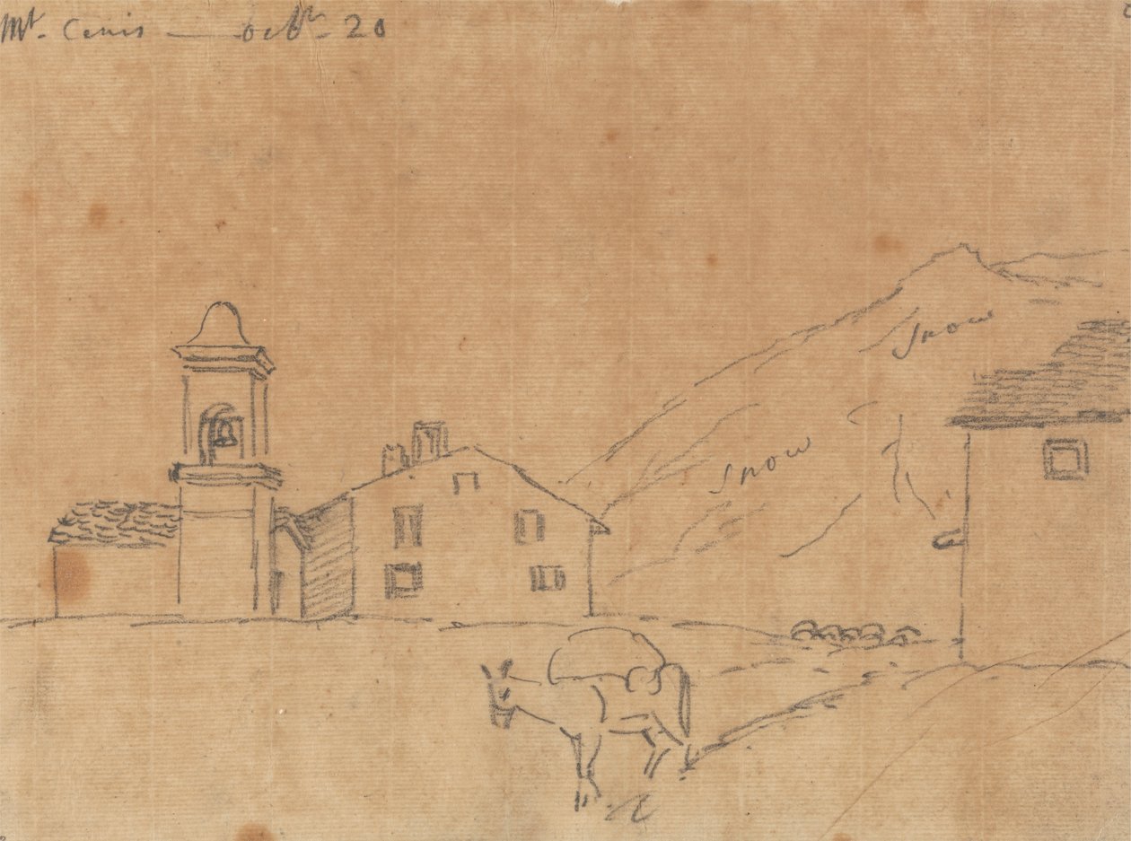 Mont Cenis, 20. oktober af John Robert Cozens