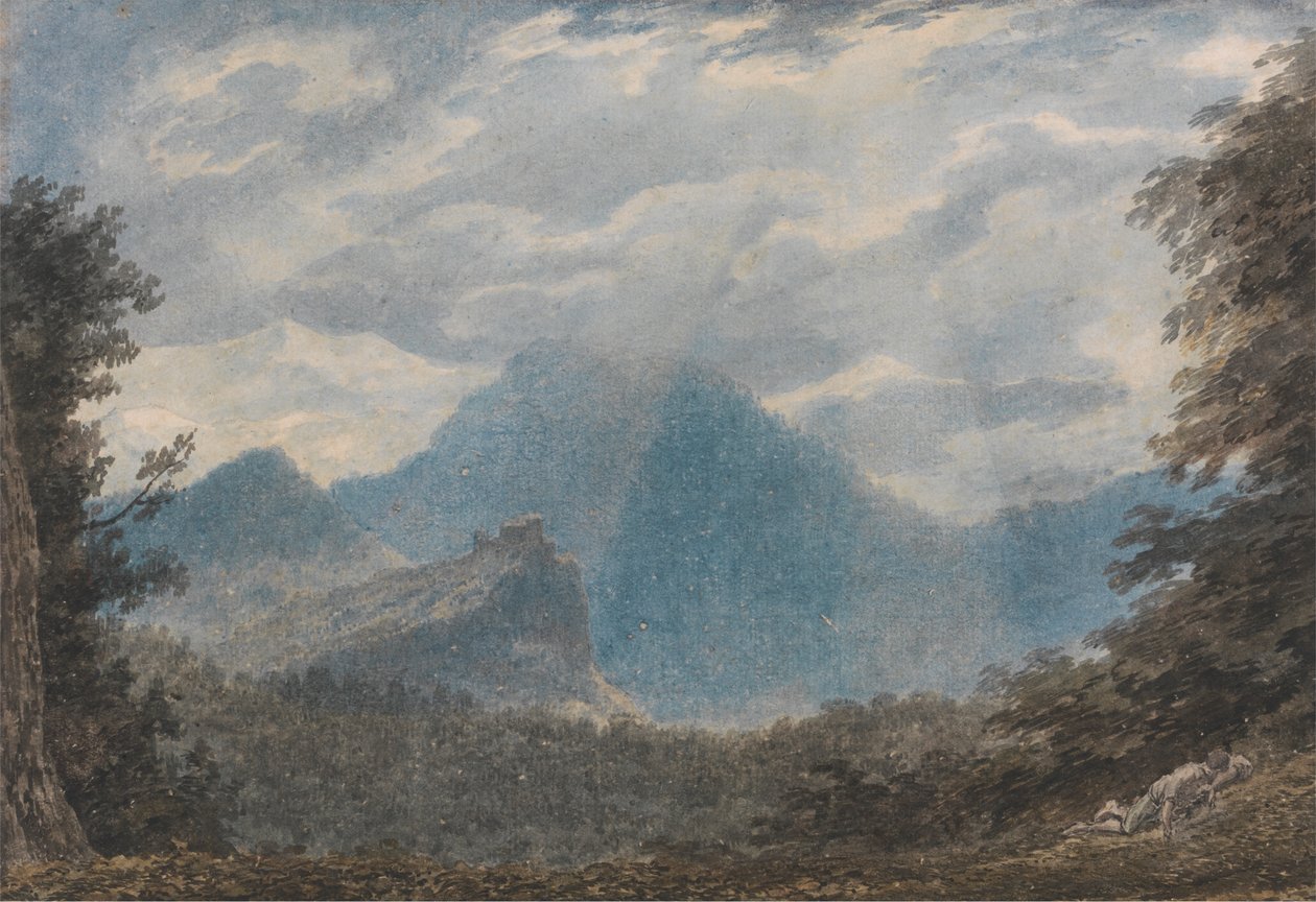Monte della Madonna, nær Argua af John Robert Cozens