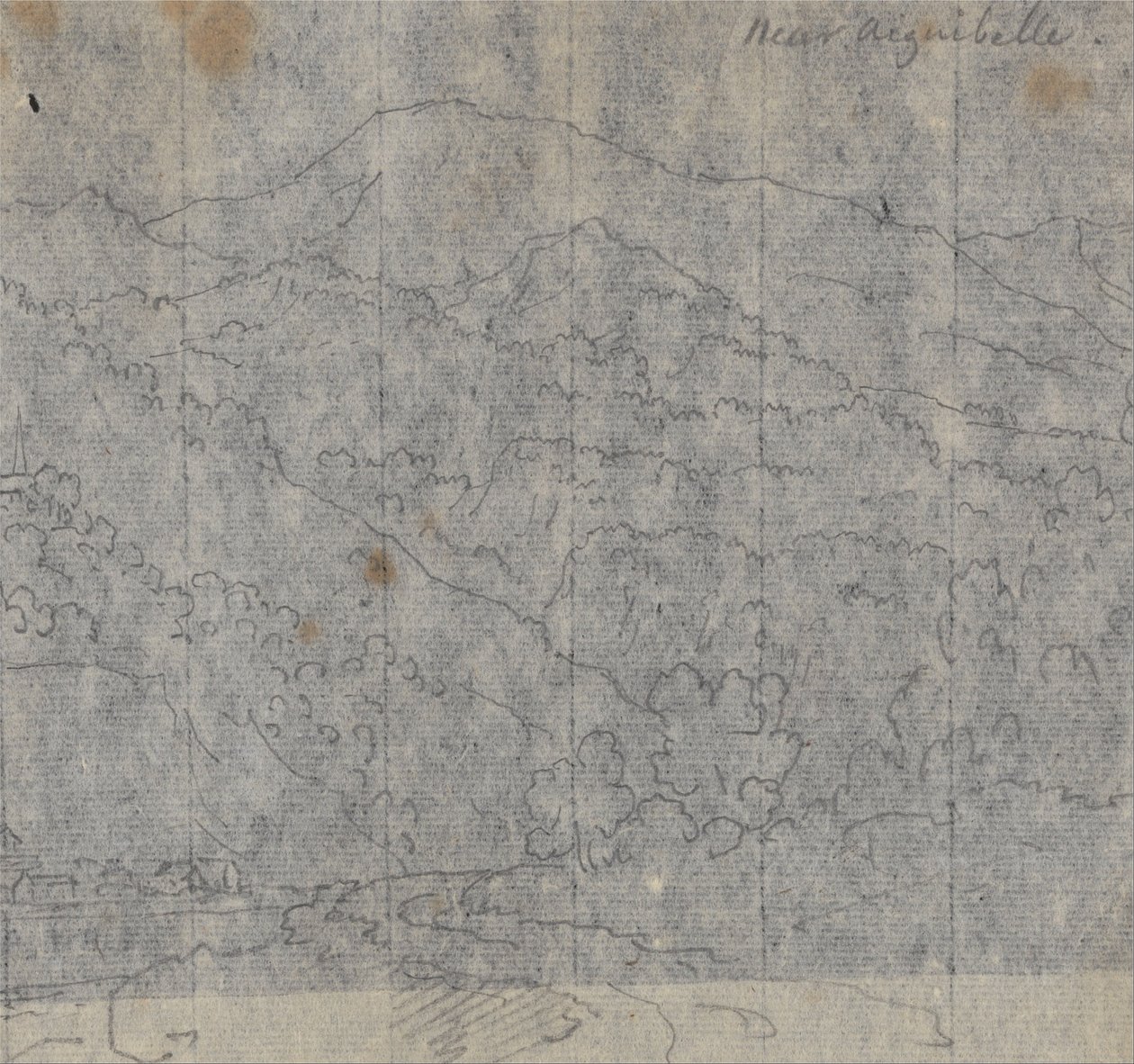 I nærheden af Aiguebelle af John Robert Cozens