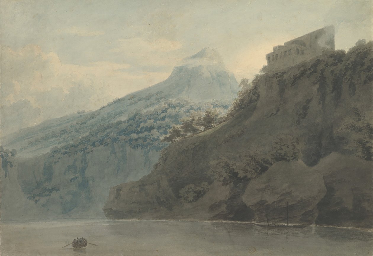 På Salerno-bugten nær Vietri, september 1782 eller senere. af John Robert Cozens