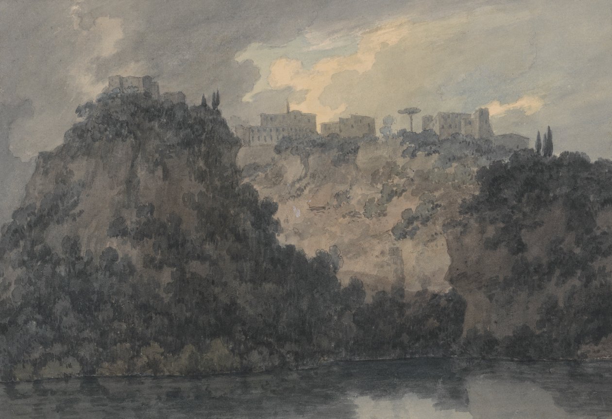 Ved Nemi søen af John Robert Cozens