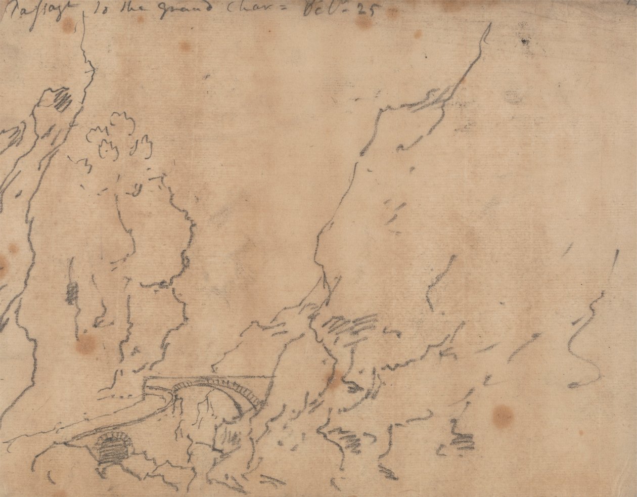 Passage til Grand Chartreuse af John Robert Cozens