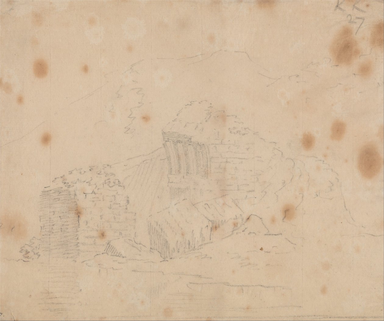 Ukendte ruiner af John Robert Cozens