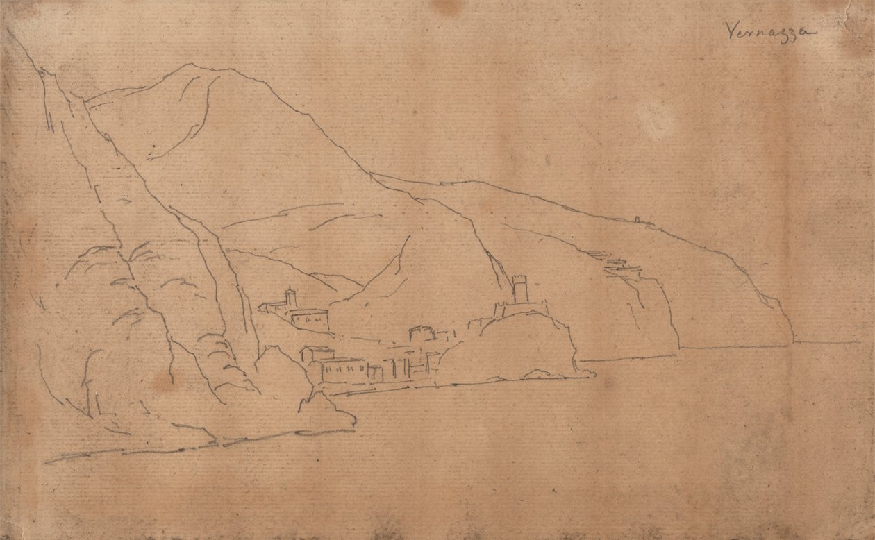 Vernazza af John Robert Cozens