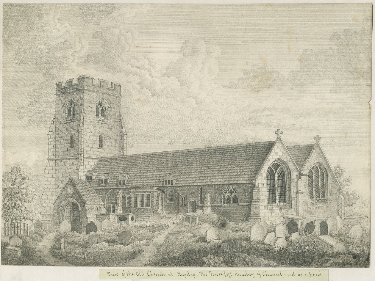 Rugeley kirke af John Robert Fernyhough