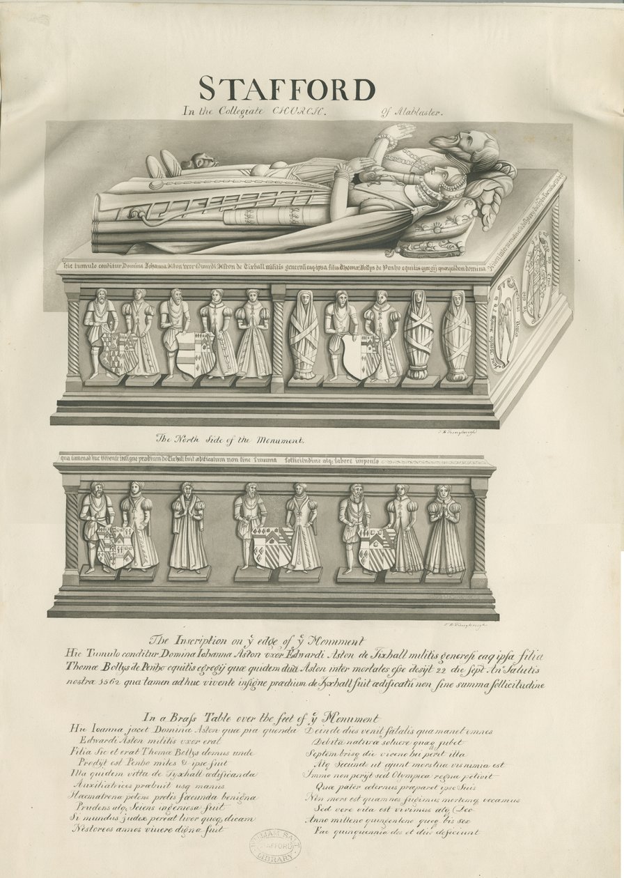 Stafford - Aston Monument i St. Mary