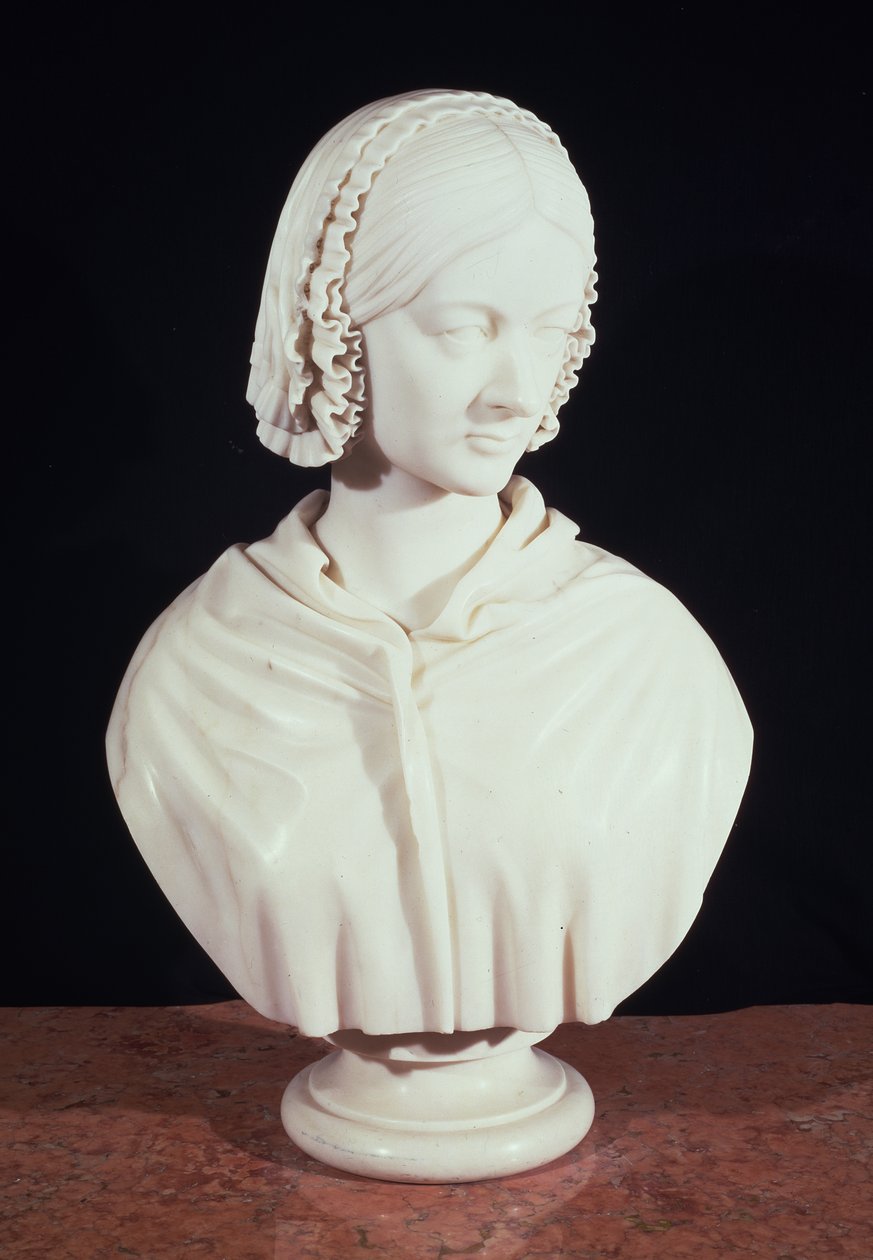 Buste af Florence Nightingale (1820-1910) af John Robert Steell