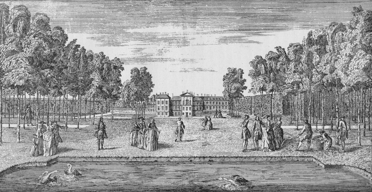 Kensington Palace i Georgian Times, c1750 1911 af John Rocque