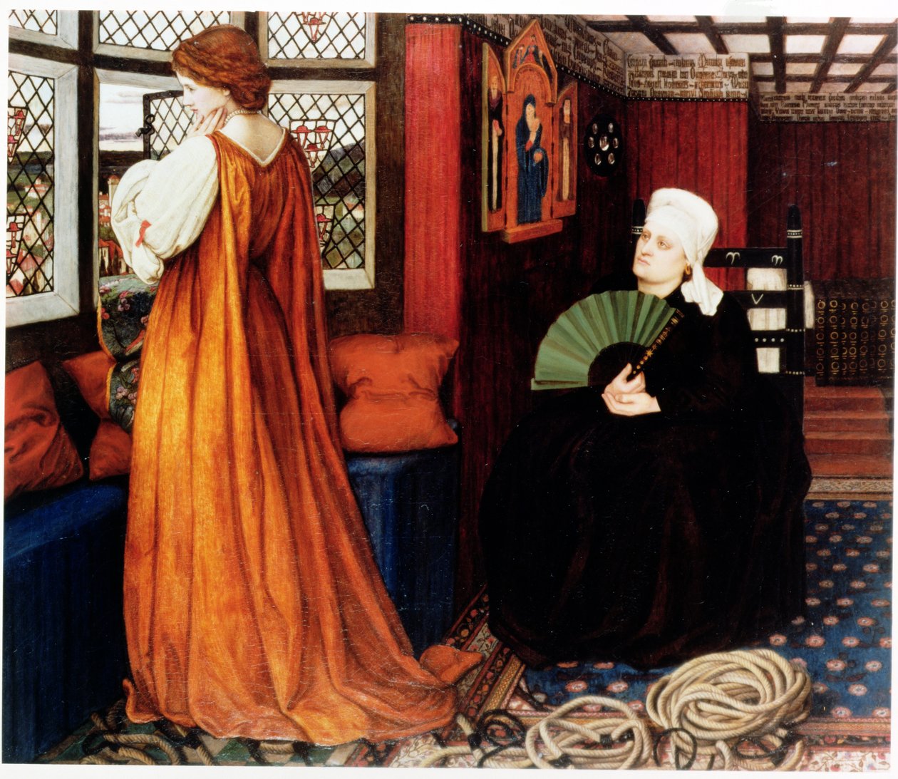 Juliet og hendes sygeplejerske af John Roddam Spencer Stanhope