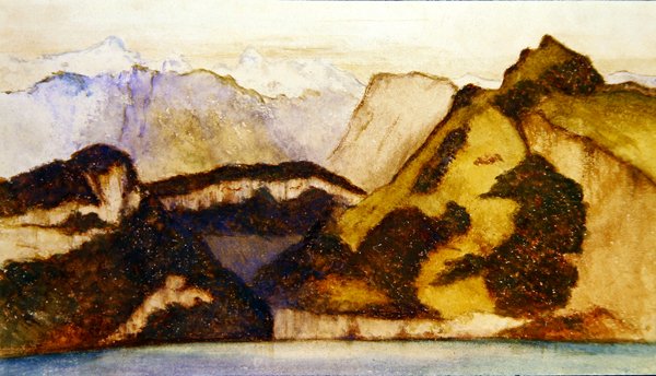 Søscene, ca. 1880 (akvarel på papir) (par til 359450) af John Roddam Spencer Stanhope