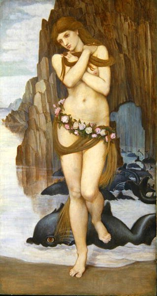 Venus stiger op fra havet, begyndelsen af 1870