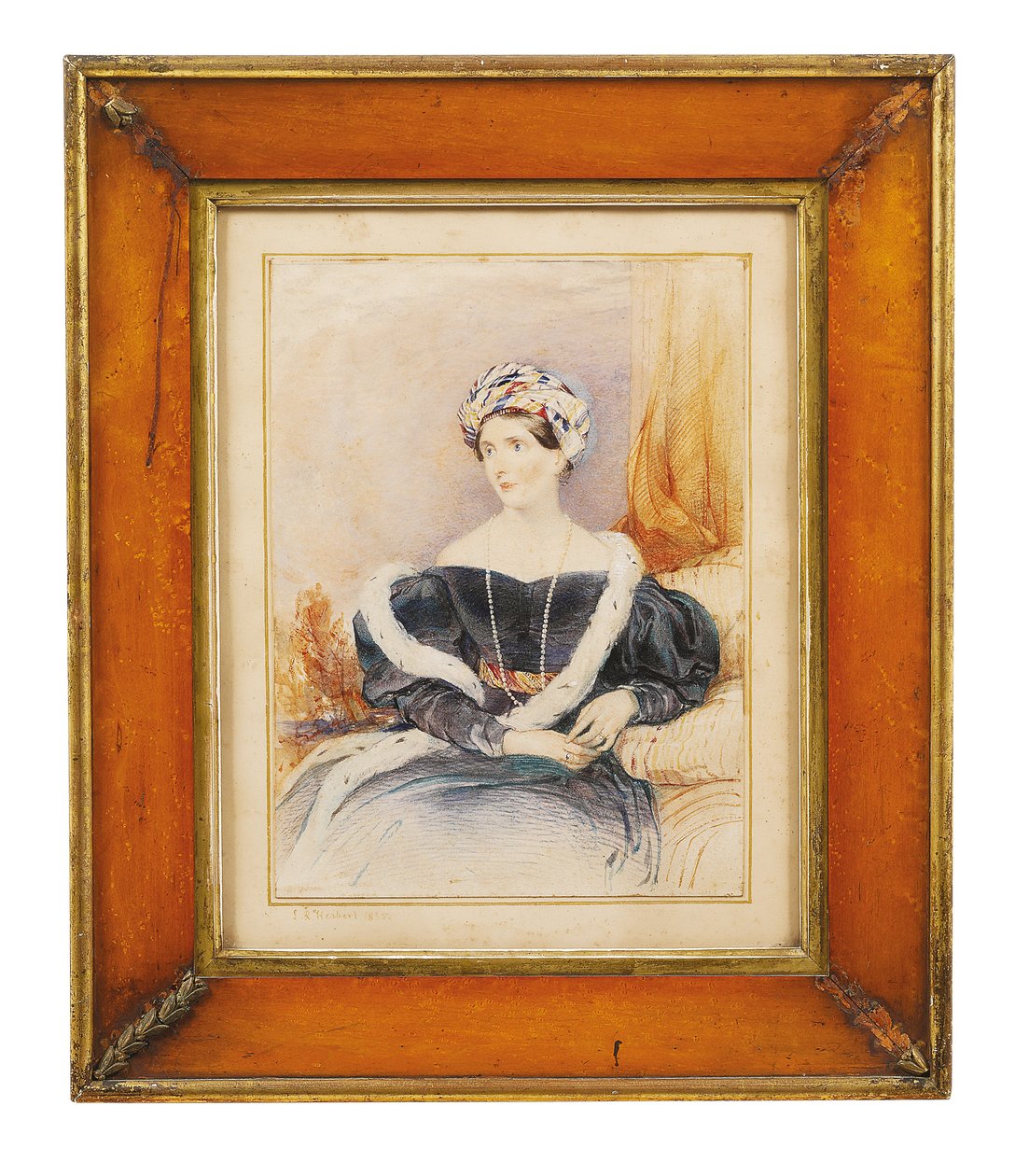 Portræt af Lady Priscilla Wellesley-Pole, grevinde af Westmorland, 1835 af John Rogers Herbert
